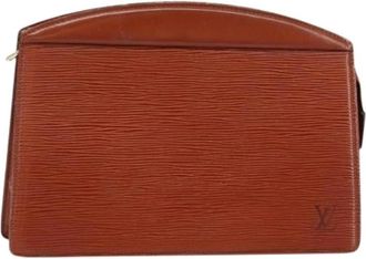 Louis Vuitton Pre-owned Clutch - Dames - Vintage Clutch - Bruin - ONE Size - Leer - Vintage
