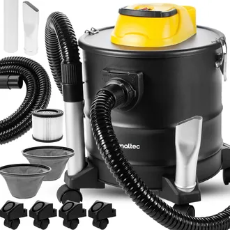 OEM Aspiradora Industrial Resistente Al Calor Maltec Turbovac Ml1800-ash Para Chimeneas, Cenizas, Hornos Y Holl&iacute;n, 18 L, 1800 W
