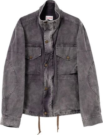 Bows & Arrows Denim jack - Grijs