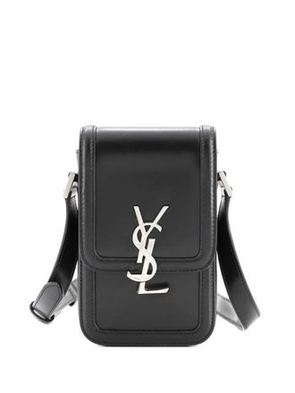 Saint Laurent Solferino Bag Leather Mini crossbody bag - Zwart
