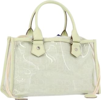 Burberry Pre-owned Handbags, female, Green, Size: ONE SIZE Pre-owned Leather Handbag