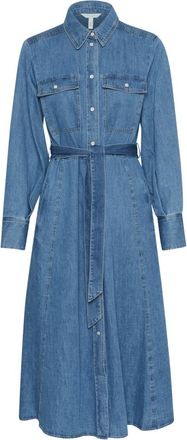 Part Two Shirt Dresses, female, Blue, XL, Polenka Kjole Shirt Dress