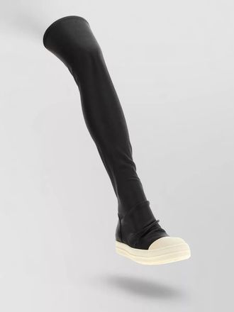 Rick Owens leather high-top sneakers
