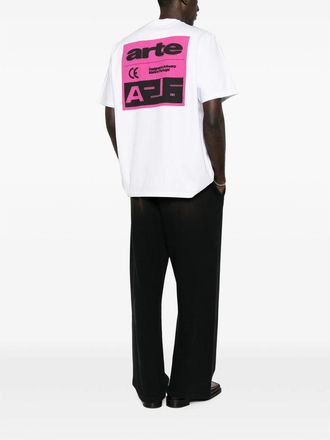 Arte Rear Graphic Print T-Shirt - White