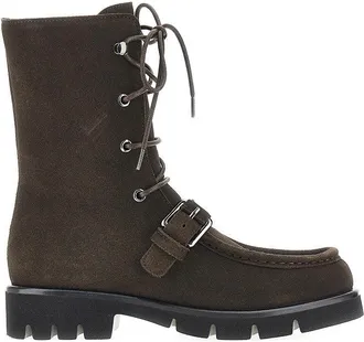 Emporio Armani Suede leather ankle boots Woman 37