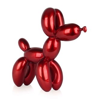 Arte Dal Mondo Adm - Large Resin Sculpture Large Balloon Dog