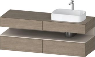 Duravit Qatego Consola Mueble Bajo Lavabo, 2 Extensiones, 2 - Duravit