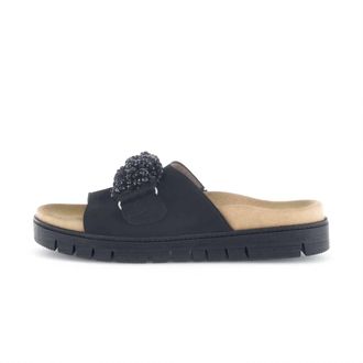 Gabor Womens Flexible Outsole Mule In Black