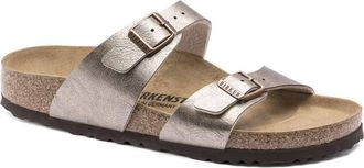 Birkenstock Womens Sydney Birko-Flor Sandals In Graceful Taupe