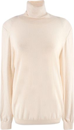 Loulou Studio LouLou Studio Cream Wool Turtleneck Sweater Size L