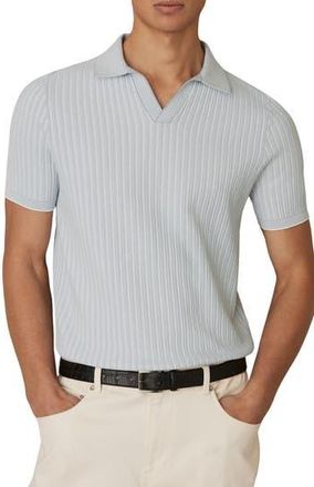 Reiss Lancaster Polo Sweater in Soft Blue/White at Nordstrom Rack, Size Xx-Large