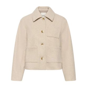 Soaked In Luxury Jassen, Dames, Beige, 2Xl, Lichte jassen