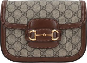 Gucci Horsebit 1955 mini-schoudertas - Beige