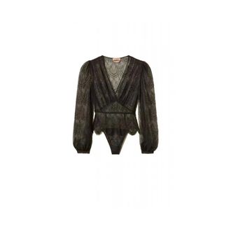 Twinset Dames, Tops, Zwart, Maat: XL