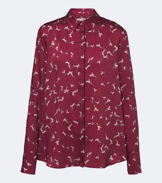 Altuzarra Chika printed satin shirt