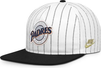 Nike San Diego Padres Pro Nike Mens MLB Adjustable Hat in White | NB57064NS92-JFJ