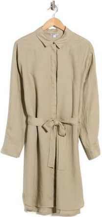 James Perse Linen Shirtdress in Overcast at Nordstrom Rack, Size 1