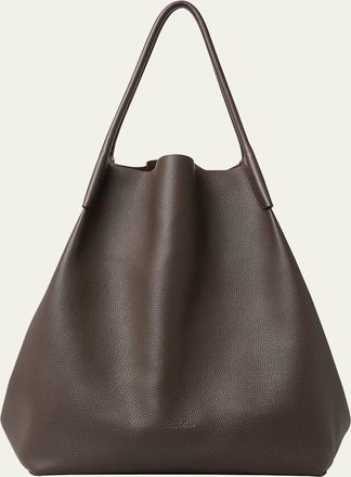 Loro Piana Bale Leather Hobo Bag