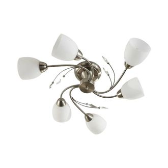 Lindby L&aacute;mpara de techo de Vidrio Gris