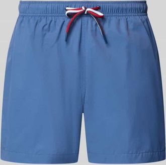 Mc Neal Badehose mit elastischem Bund und Tunnelzug in Rauchblau, Gr&ouml;&szlig;e XXL