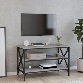 vidaXL Vidaxl - Mobile Porta tv Grigio Sonoma 80x40x50 cm in Legno Multistrato
