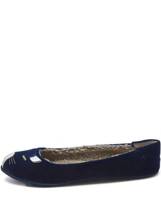 Marc Jacobs velvet ballet flats - Black