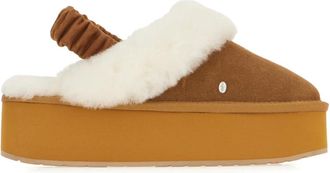 Emu Hartz Clog - Dames - Klompen - Bruin - 36 EU - Wol - Schoenen