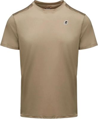 K-Way Montour T-Shirt - Heren - T-shirts - Beige - 2XL - Nylon - Tops