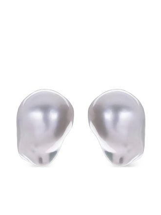 Baggins 14K white gold South Sea pearl stud earrings - women - Pearl/14kt White Gold - One Size