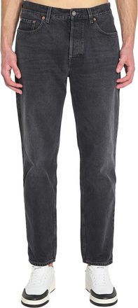 Saint Laurent Black Straight Mid Rise Jeans