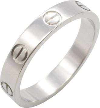 Cartier Silver White Gold (18K) Band Ring (Pre-Owned)