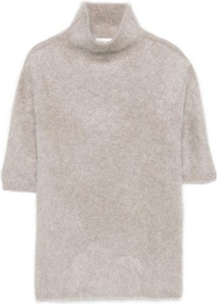 Soft Goat Zachte geit-kasjmier trui met col