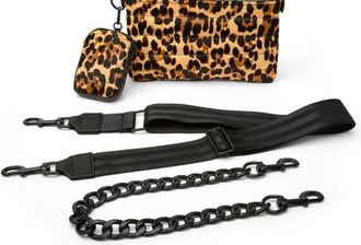 Think Royln Womens Downtown Crossbody Bag In Wild Leopard/black