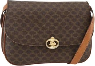 Celine Pre-owned Cross Body Bags, female, Brown, Size: ONE SIZE Pre-owned Vintage Shoulder Bag