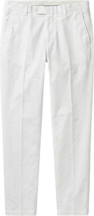 HUGO BOSS Hugo, Slim-fit Trousers, male, White, Size: XS Chino Slim Fit