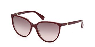 Max Mara MM0045 69T Womens Sunglasses Burgundy Size 58