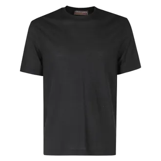 FILIPPO DE LAURENTIIS Heren, Tops, Zwart, Maat: 3XL Katoen