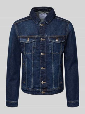 Mc Neal Jeansjacke mit Brusttaschen in Dunkelblau, Gr&ouml;&szlig;e XXXL