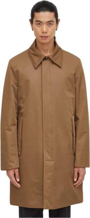 Tiger Of Sweden Rits-sluiting Puffer Jas - Heren - Parka Jassen - Bruin - 2XL - Leer - Jassen