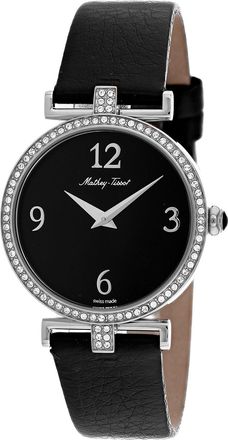 Mathey-Tissot Womens Gaia Black Dial Watch
