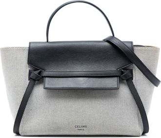 Celine Pre-owned Celine Mini Canvas and Leather Belt Bag Ladies 48HNRJ585FFNVLD9