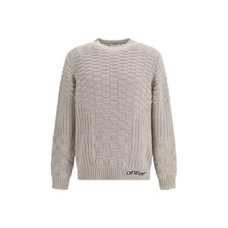 Off-white Beige Cotton Mens Sweatshirt