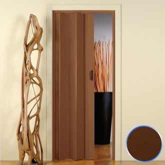 OEM Idralite - Puerta Plegable De Interior De Pvc Mod. Monica 83x214 Cm Nuez