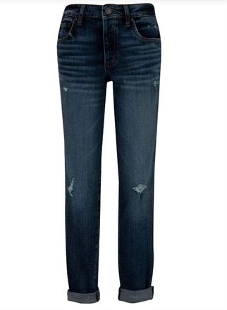 Kut from the Kloth Womens Juliet Slouchy Boyfriend Jeans In Blue