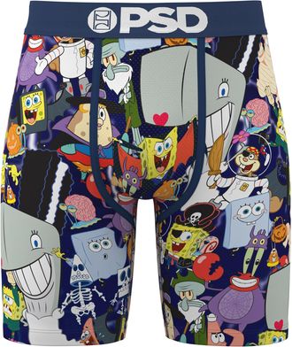 PSD Mens Spongeboo Boxer Brief, Multi, L