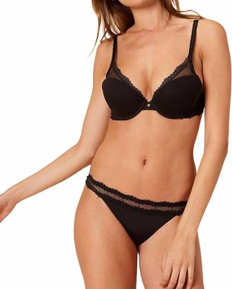 Simone P&eacute;r&egrave;le Confiance Push-Up T-Shirt Bra In Black