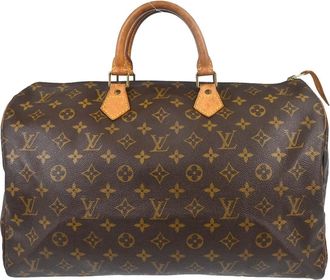 Louis Vuitton Speedy Monogram Canvas Brown Canvas Handbag (Pre-Owned)