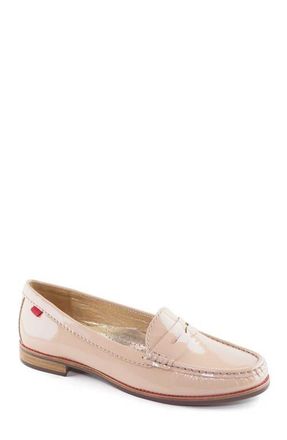 Marc Joseph New York East Village Patent Leather Penny Loafer in Nude Patent at Nordstrom, Size 9.5