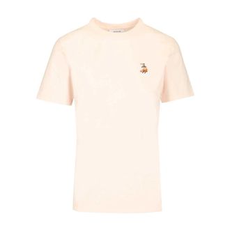 Maison Kitsun&eacute; Dreaming Fox Regular Tee-Shirt - Tops - Mujer - P&uacute;rpura - M