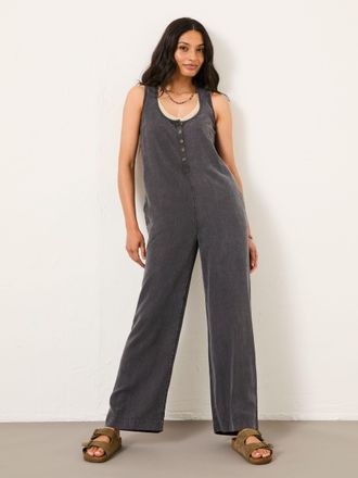 Fat Face FatFace Tara Charcoal Grey Dungarees